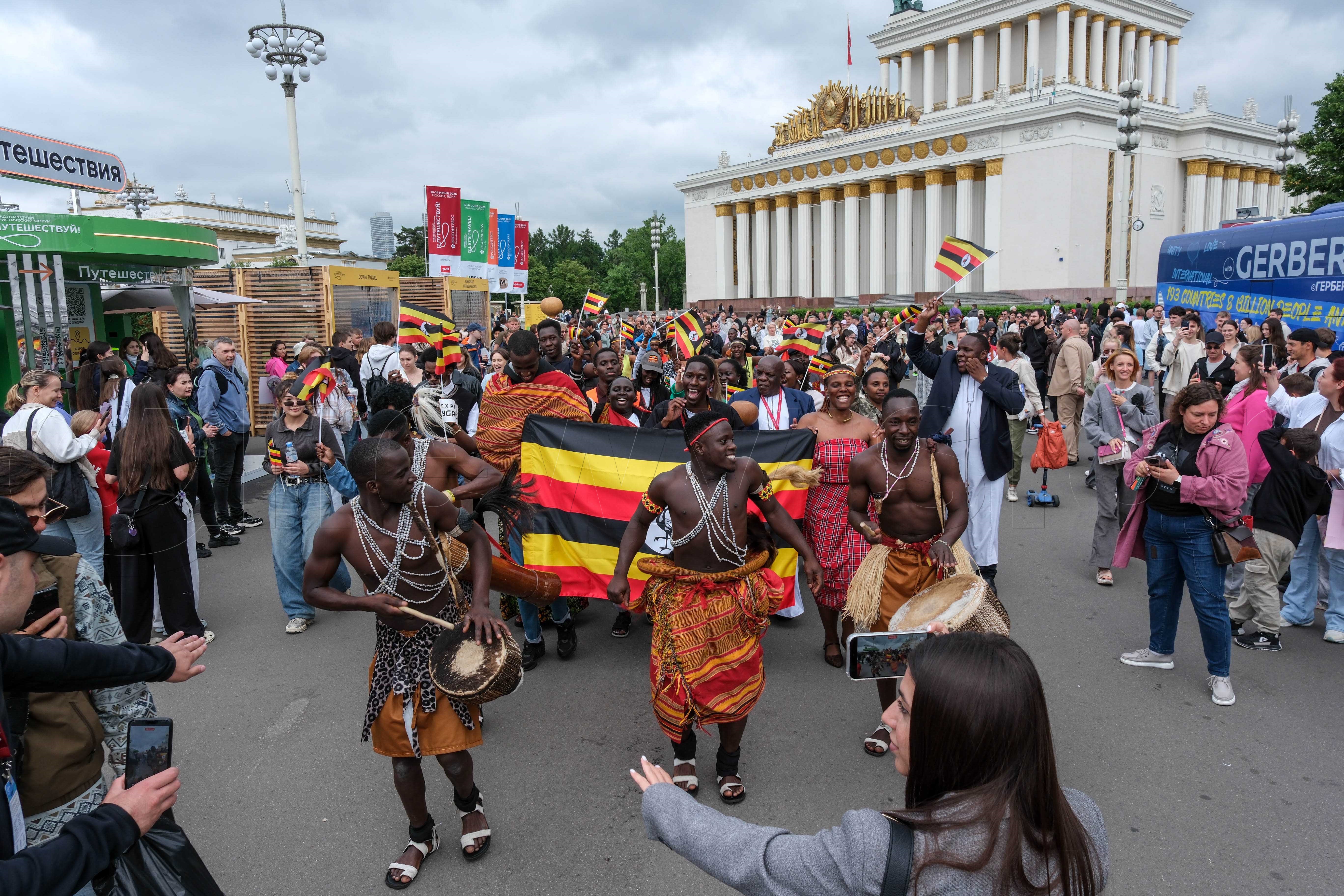 Uganda steals the spotlight in Moscow with culture, coffee, and colour