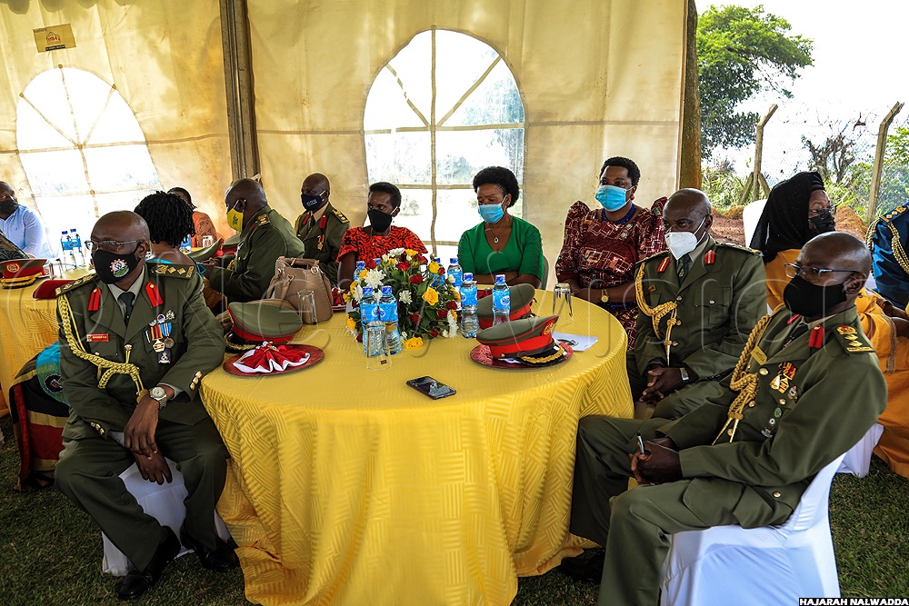 When promoted senior military officers were decorated New Vision Official