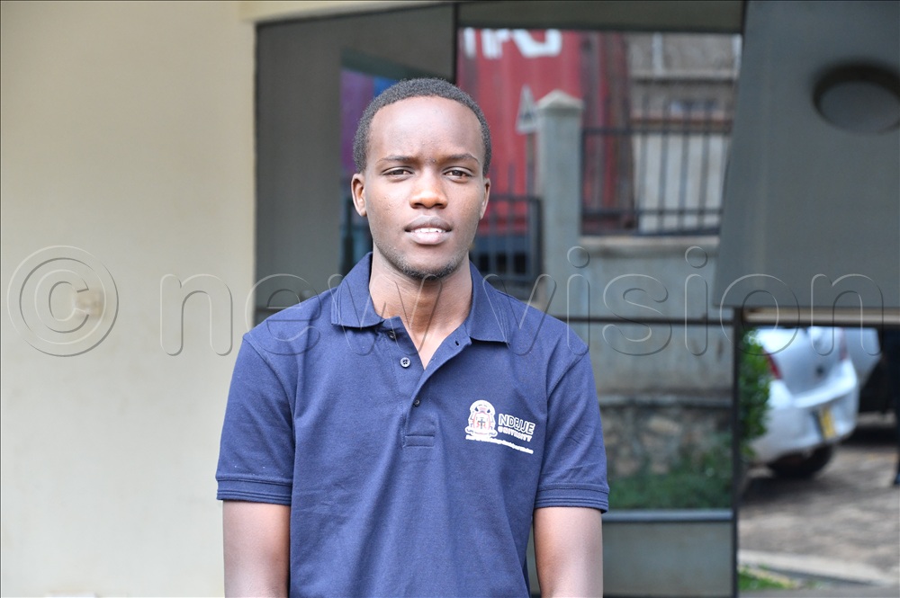 Mark Kiprop, Bachelor of Sustainable Agriculture and Extension, Year 2.