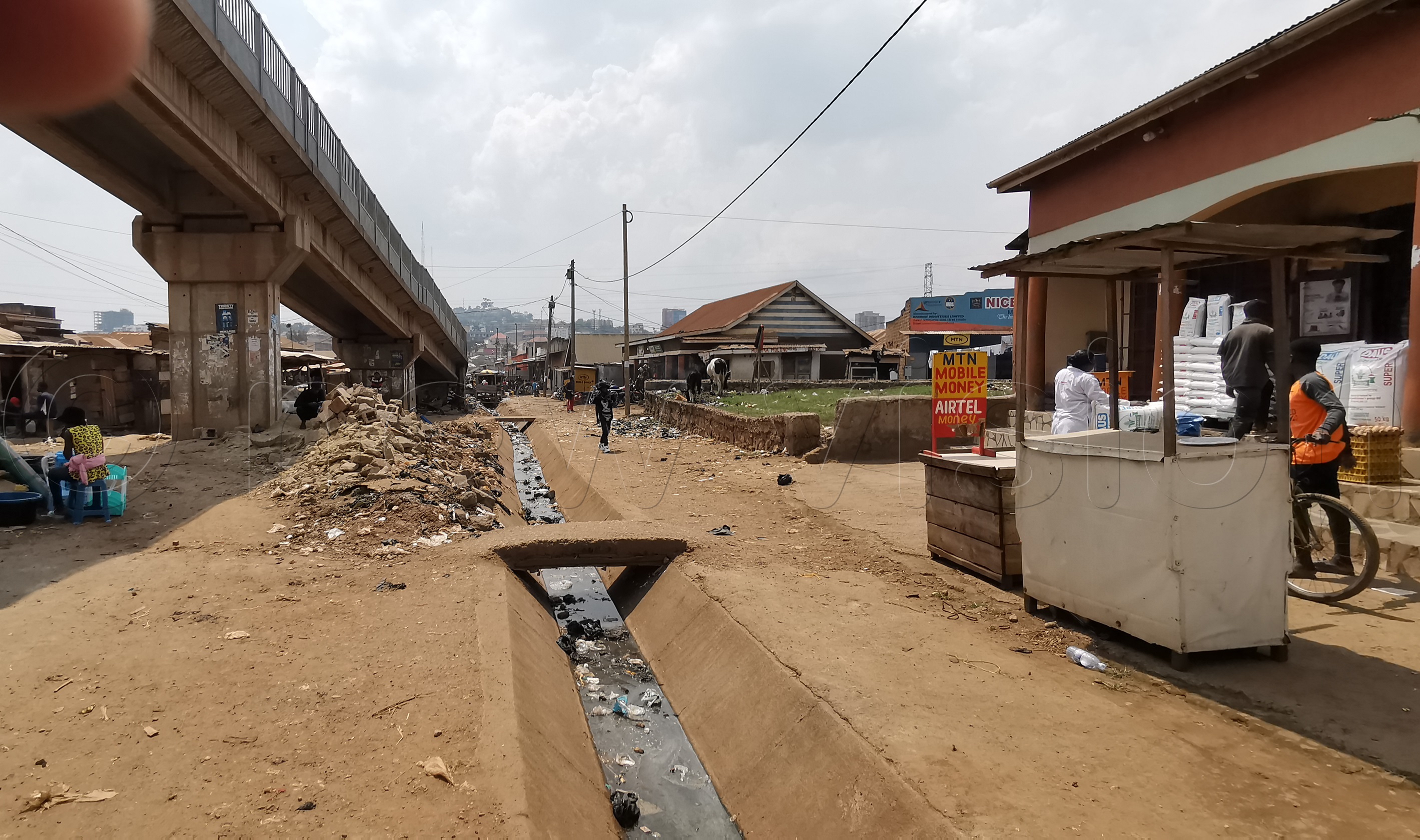 The Northern Bypass was originally hailed as a transport milestone. However, years later, this infrastructure has deteriorated into a neglected, garbage-strewn stretch. (Photo by Francis Emukule)