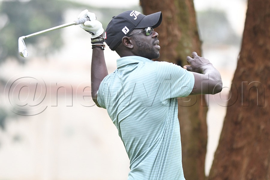 Ugandan Denis Anguyo in action during the third round. Photo by Michael Nsubuga