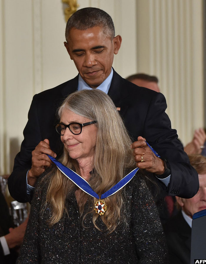 On November 22, 2016, US President Barack Obama presents mathematician and computer scientist Margaret Hamilton with the Presidential Medal of Freedom, the nation's highest civilian honour, at the White House in Washington, DC. (AFP)