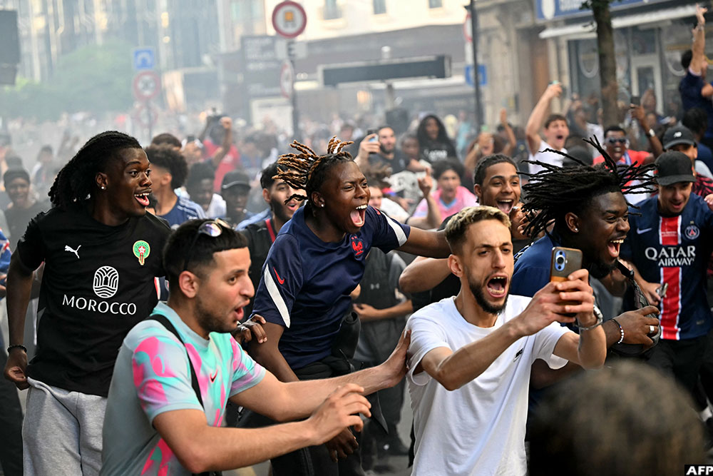 At the end of a nervy penalty shootout, it was the PSG camp that was celebrating