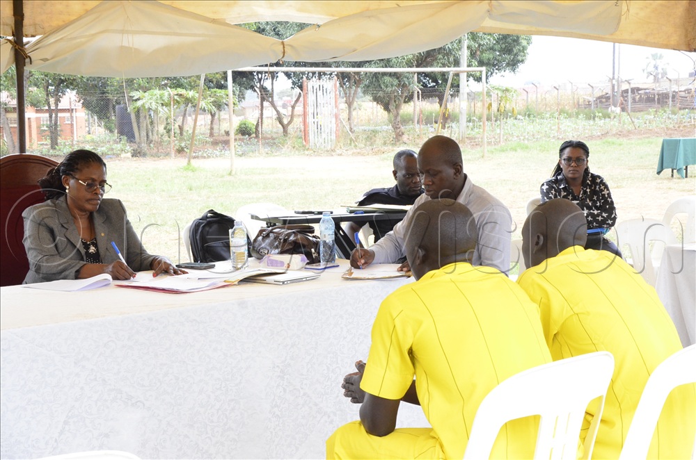 Justice Mary Babirye, the Resident Judge of Masindi High Court, during the Plea bargain session.