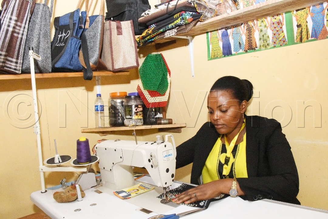 Tashiana Musiimenta, tailoring trainer.