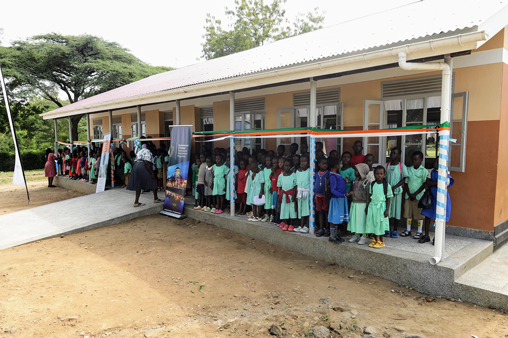 The new commissioned classroom block at Kasimeri Primary School in Moroto, Karamoja region. (Courtesy)