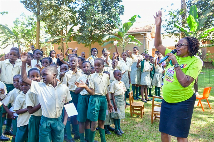 “Ask your parents to carry some money to buy you lots of goodies to eat. There will be chips and chicken, cotton candy, ice cream and even noodles,” said Nampiima. (All Photos by Miriam Namutebi)