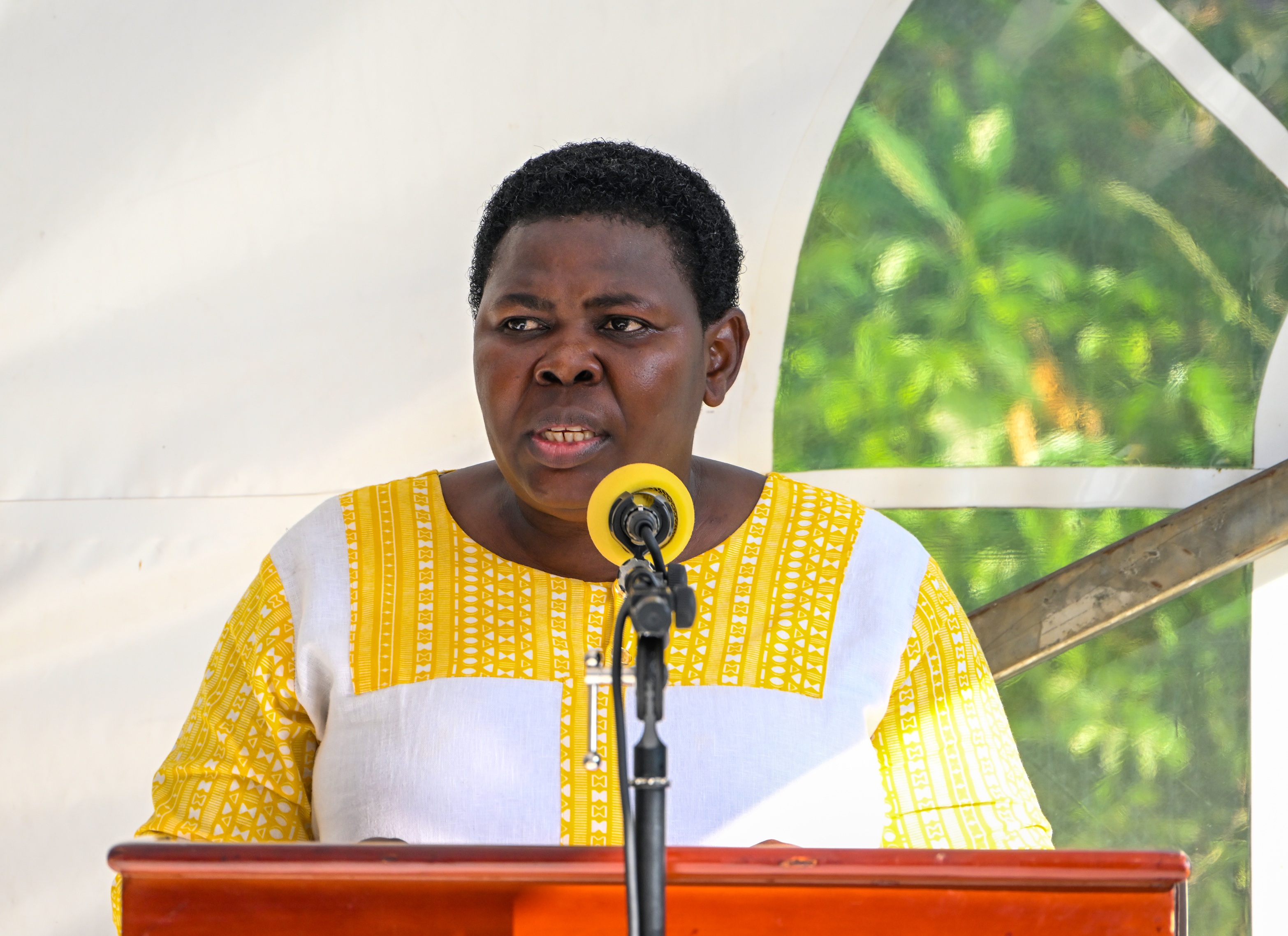 President Museveni ashabire abeebembezi ba NRM kushagika okuhangaho eby’obugaiga...(PPU Photo)