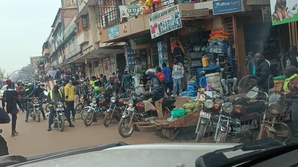 At Container village, shops remained opened. (Photo by Moses Kigongo)