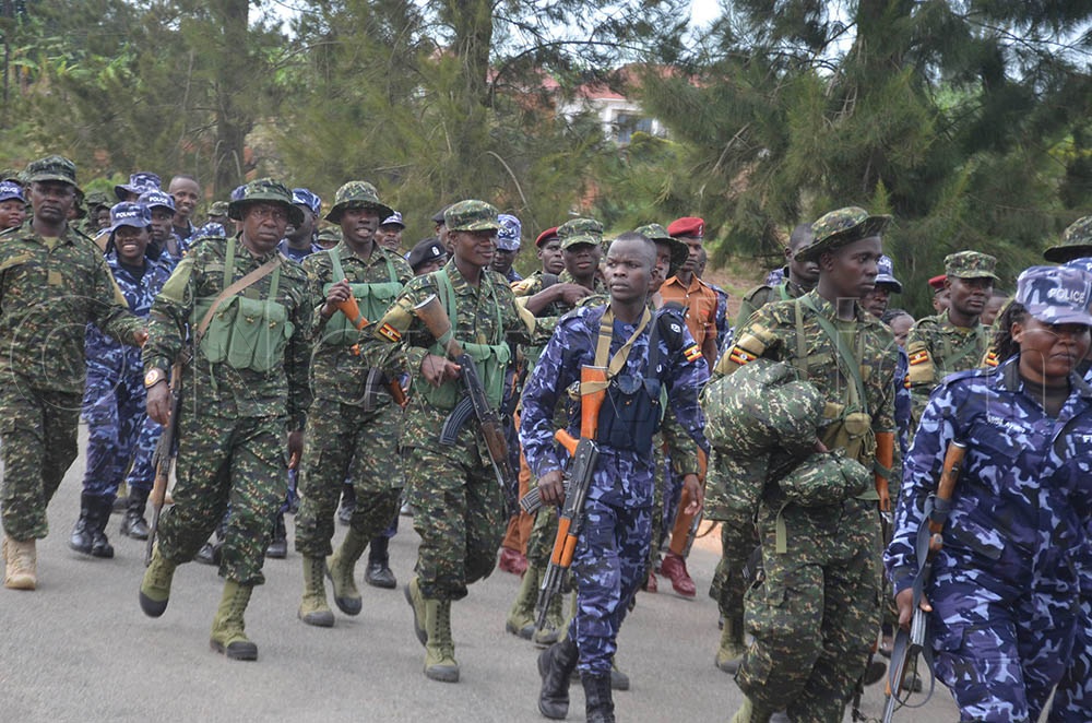 Okia encouraged all officers to attend the next march. (Credit: Abdulkarim Ssengendo)