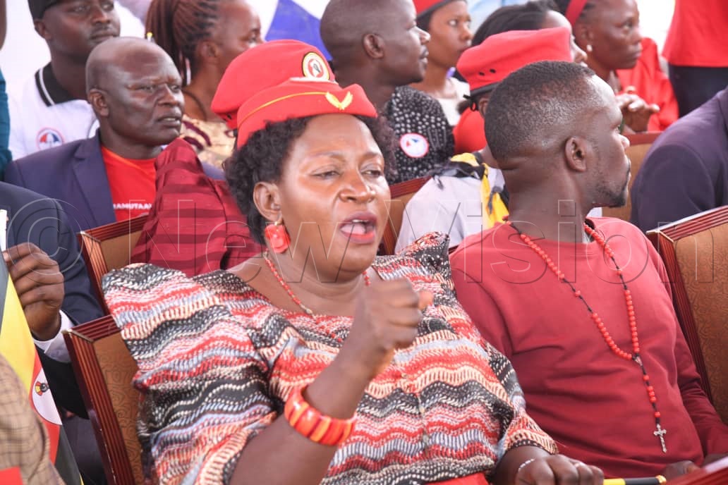 Rose Nalubowa, NUP flag bearer for Woman MP Masaka City. (Credit: Ponsiano Nsimbi)