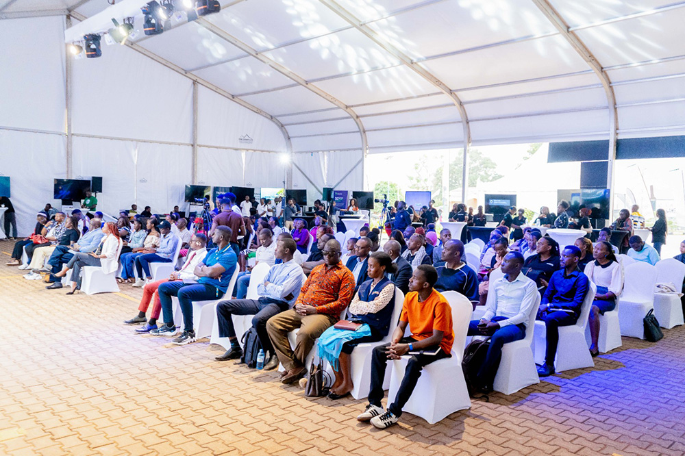 Participants attending Refactory Academy's 2nd Digital Solutions Expo 2026. (Photo by Moses Kigongo)