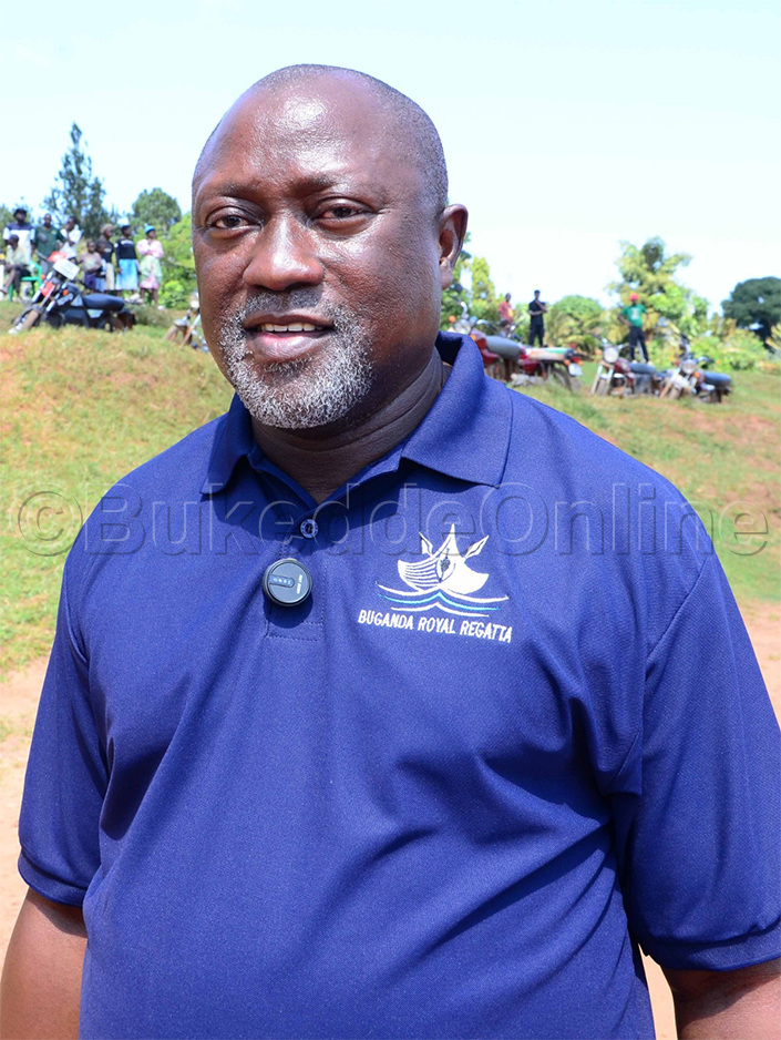 Eng Ben Immanuel Misagga ssentebe wempaka zamaato ga Kabaka eza Buagnda Royal Regatta