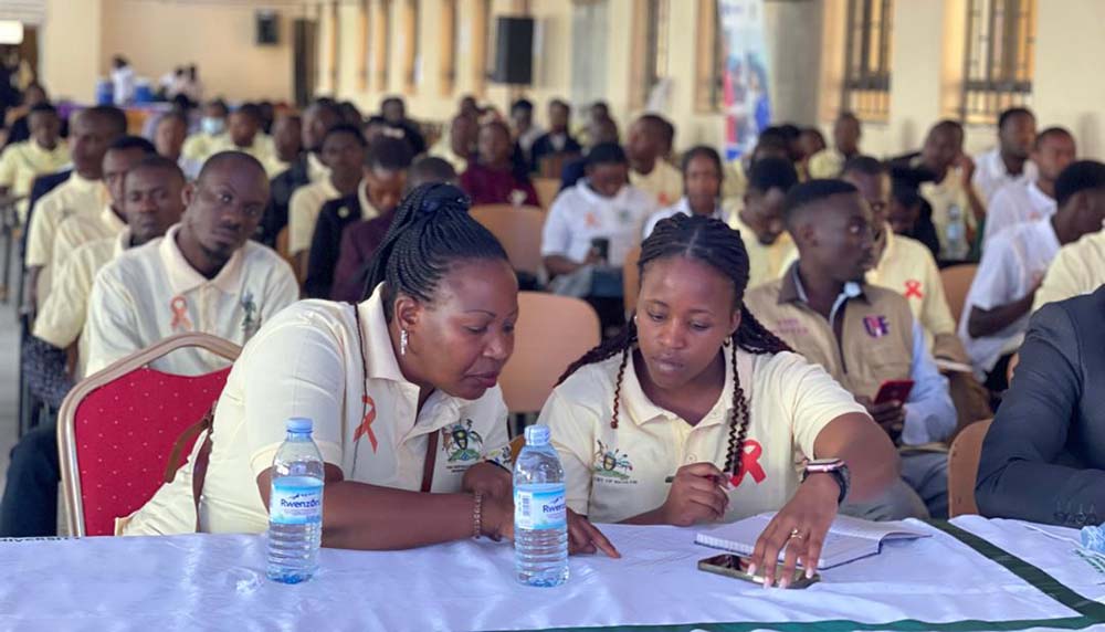 Some of the participants of inter universities conference who raced the event.