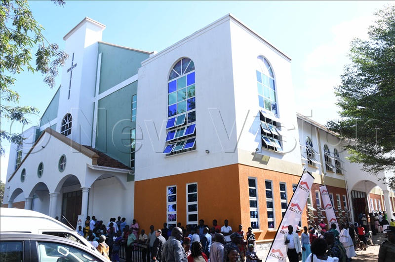St. Peter's Cathedral that was commissioned by the Archbishop after ten years of construction.