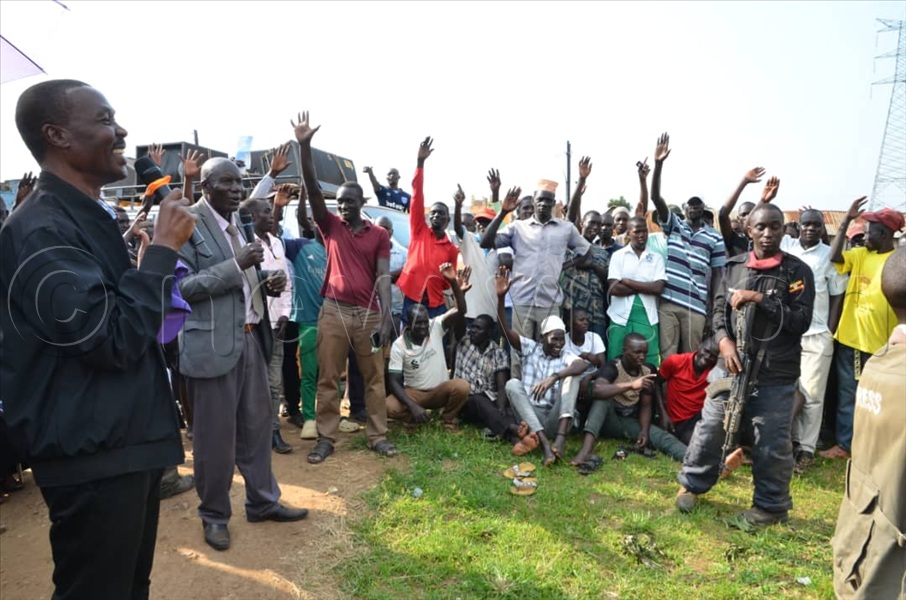 Muntu reiterated his five-point agenda, which includes increasing funding for local governments and reviving the Cooperative Bank to support grassroots economic development. (All Photos by Stuart Yiga)