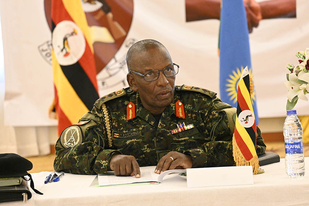 Maj. Gen. Muhanguzi said the two forces are committed to ensuring their borders remain safe and serve as a bridge of friendship.