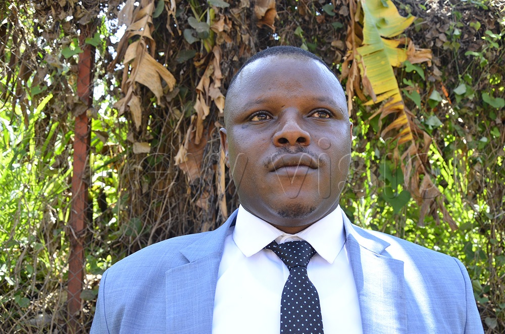 Simon Byaruhanga, the councillor for Pakanyi sub-county who was appointed Secretary for Finance and Administration. (Photo by Yosam Gucwaki)