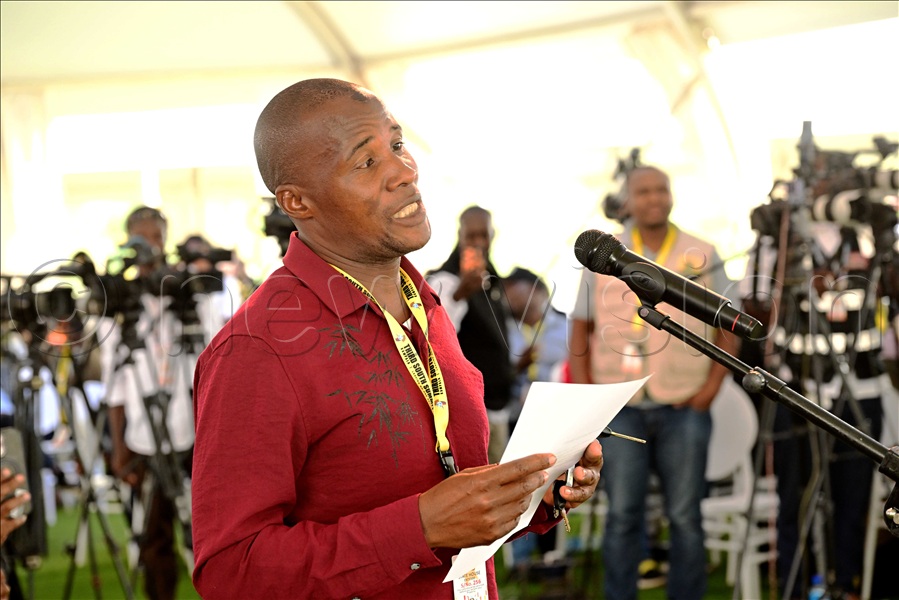 Publicity Yasin Natete, a tiktokker speaking to President Yoweri Museveni.