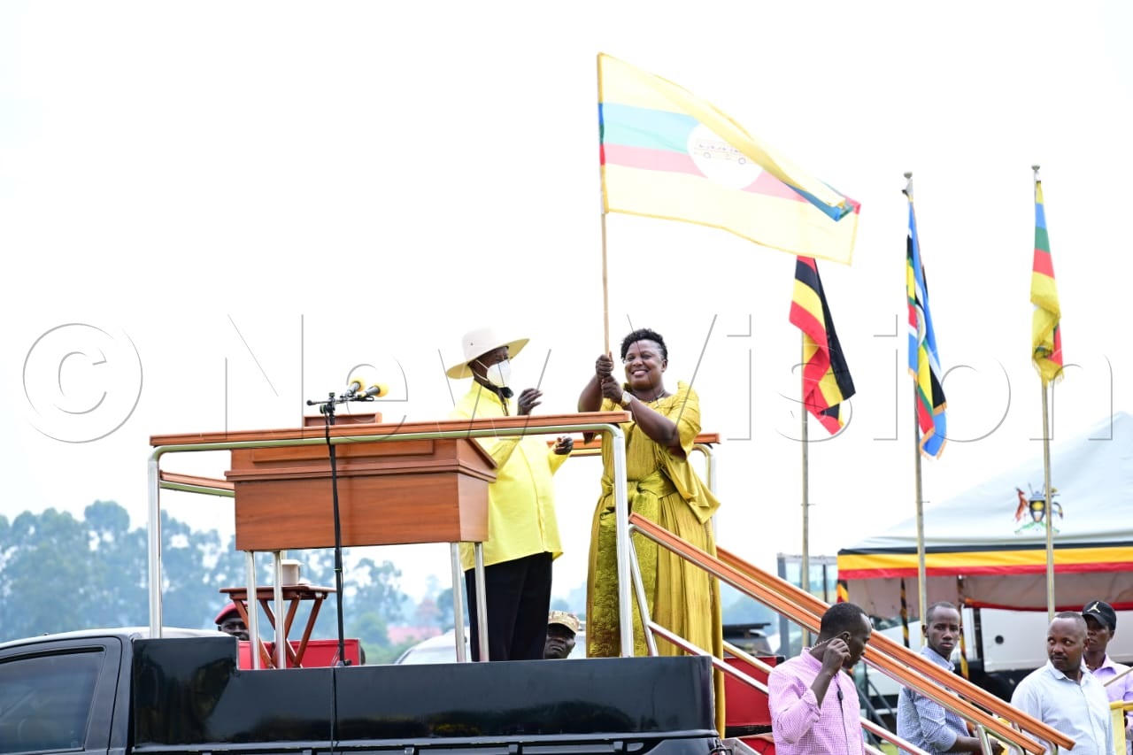 Hellen Nakkeeya, Kalungu district NRM woman parliamentary flag bearer. (Credit: Eddie Ssejjoba) 