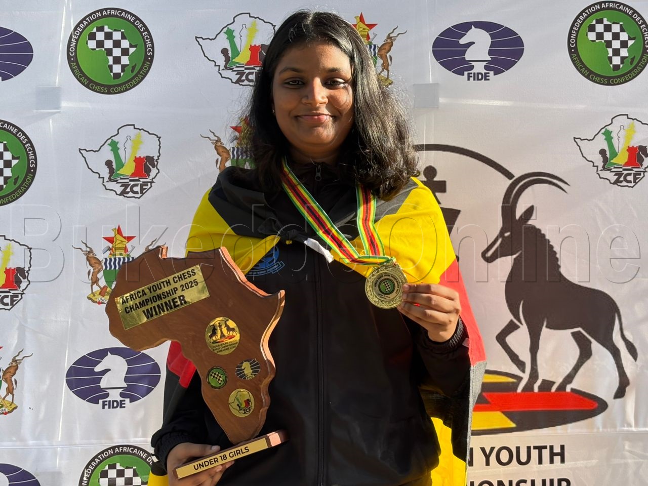 Sana omprakash nga akutte omudaali gwa zaabu nengule eyamuweereddwa