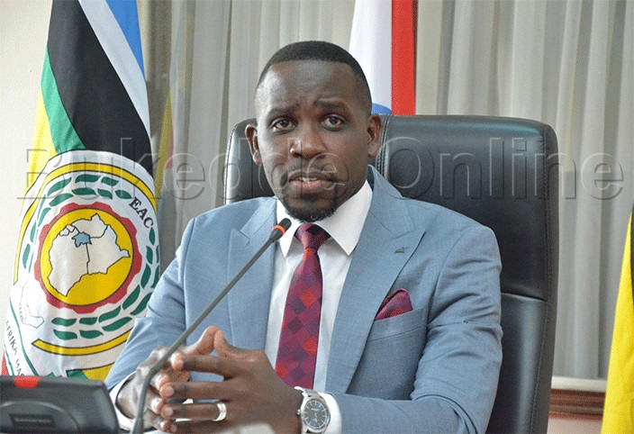 Leader of Opposition in Parliament, Joel Ssenyonyi.