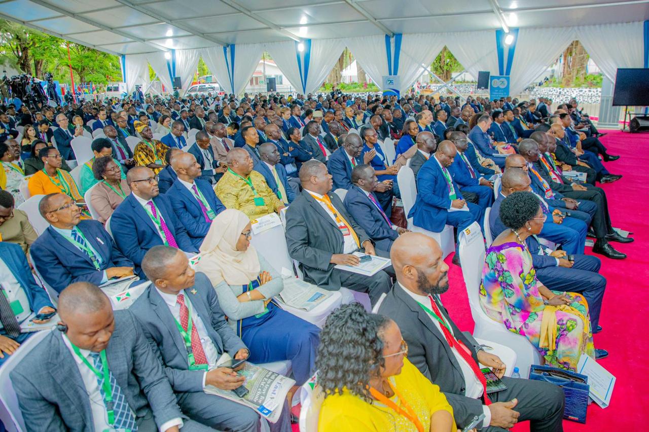 Participants including ministers, top technocrats, diplomats, development partners and investors from the EAC countries attentively listening to the EAC Presidents on June 30, 2024, at Arusha International Conference Centre. (Courtesy)