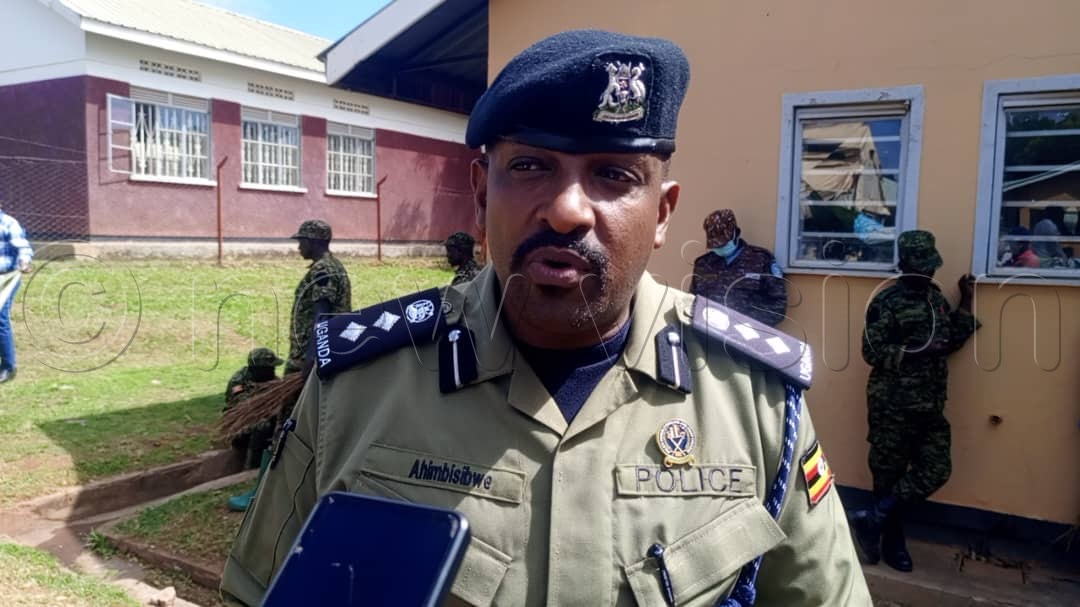  Fred Ahimbisibwe, the Regional Police Commander of Aswa West Police region. (Photo by Christopher Nyeko)