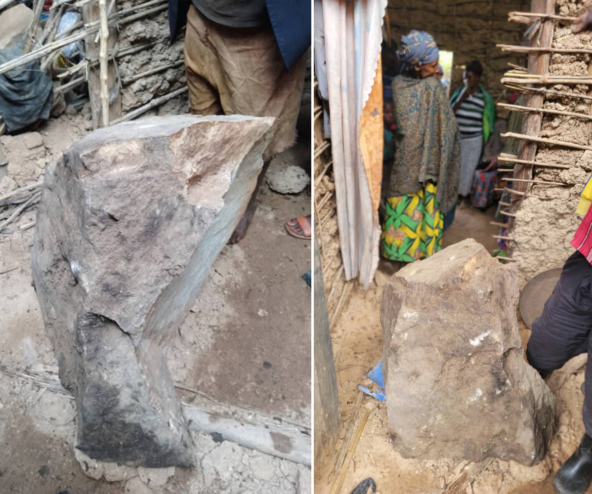 The two rocks that reportedly ended the lives of the couple. Courtesy Photo