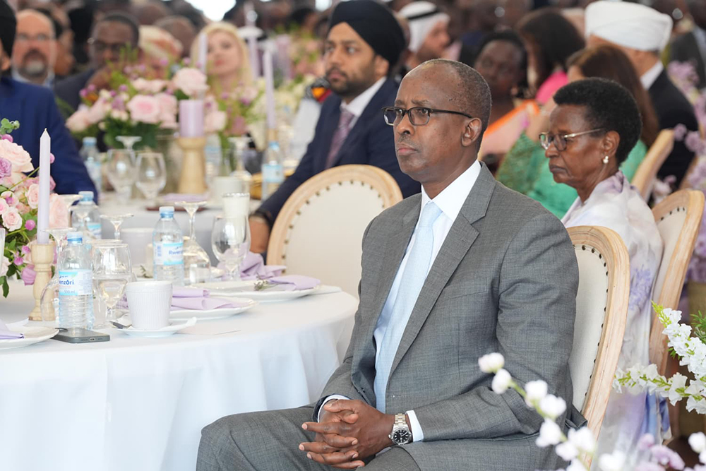 Natasha&rsquo;s brother-in-law, Odrek Rwabwogo and her aunt Dr Violet Kajubiri.