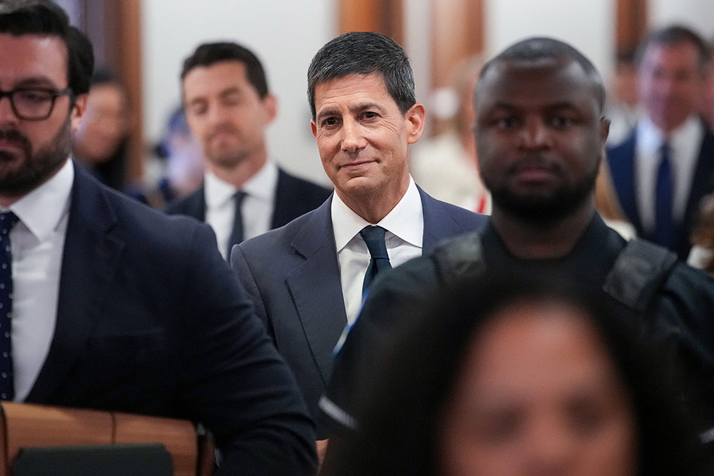 Kevin Warsh, U.S. President Donald Trump's nominee for Chair of the Federal Reserve, departs following his Senate Committee on Banking, Housing, and Urban Affairs confirmation hearing in the Dirksen Senate Office Building on April 21, 2026 in Washington, DC. (Credit: AFP)