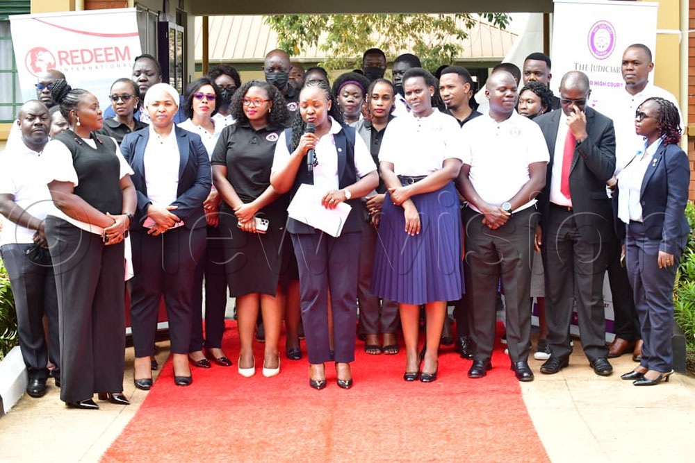 “We have disposed of 1,322 cases, and 4,151 cases are pending disposal,” Langa said. Justice Langa noted that only 893 cases are categorised as backlog, accounting for 22% of the court’s case workload. (Credit: Mpalanyi Ssentongo)