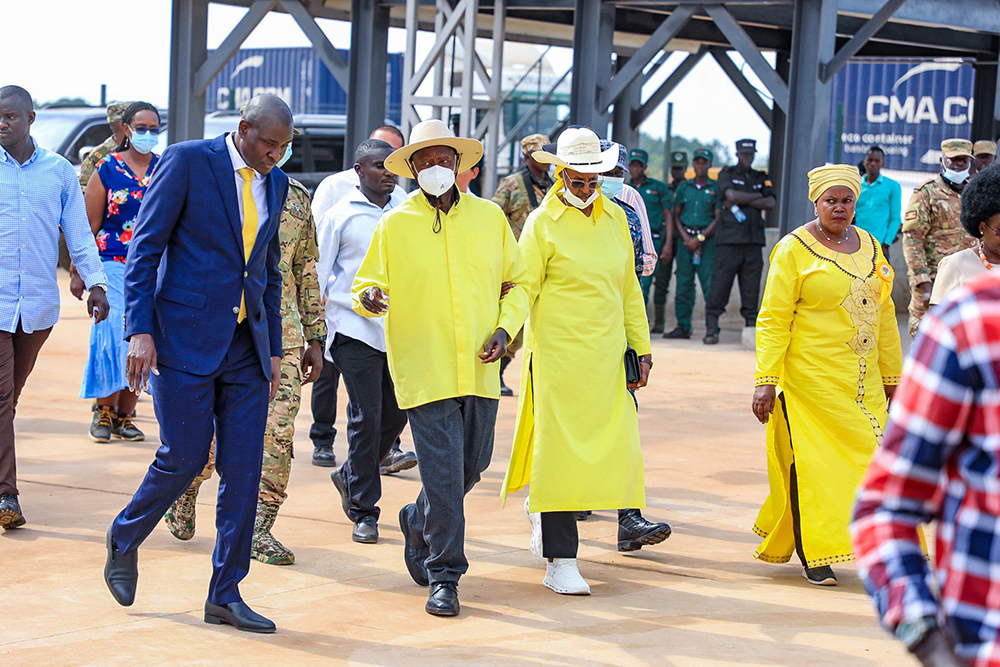 The President was accompanied by First Lady and Minister of Education and Sports Janet Kataha Museveni, in commissioning the Dei Group Advanced Agro-Processing Park and a new starch manufacturing plant.