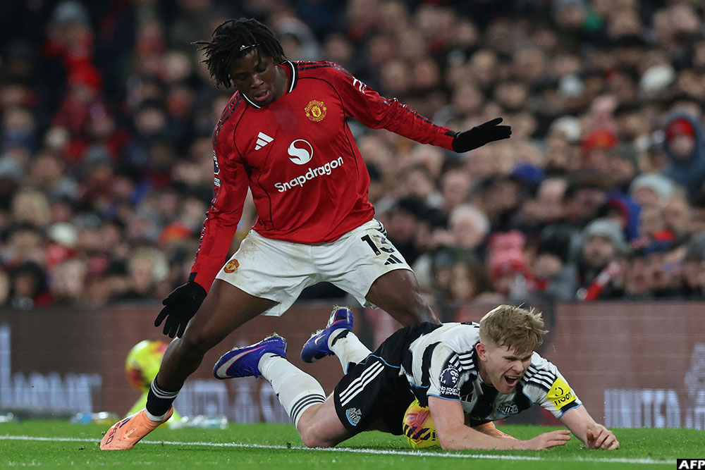 Danish defender Patrick Dorgu scored the winner as Manchester United edged Newcastle United in the English Premier League at Old Trafford on Friday.
