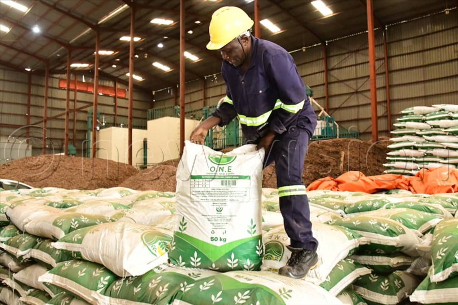 A sample of ONE organic fertilizers made by Dei Organics International.