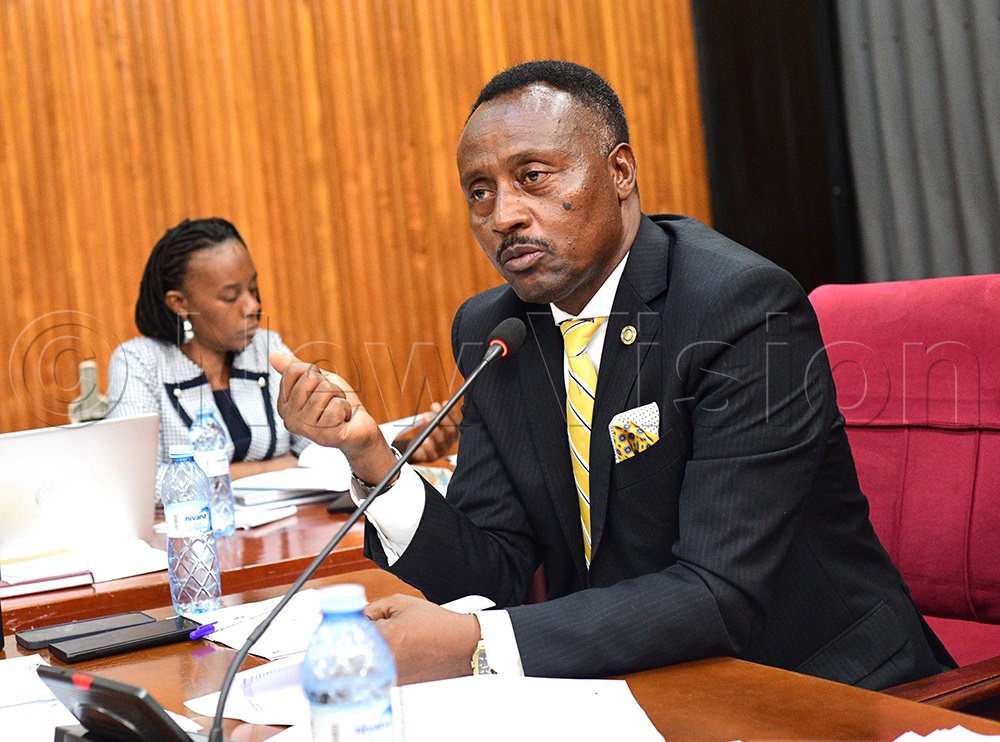 Amos Kankunda, the committee chairperson and Rwampara legislator. (Credit: Maria Wamala)