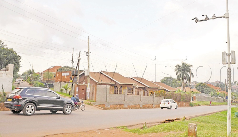 CCTV cameras on the Kiwatule-Naalya road in Kampala, installed with the aim of aiding the Police to reduce criminal activity.