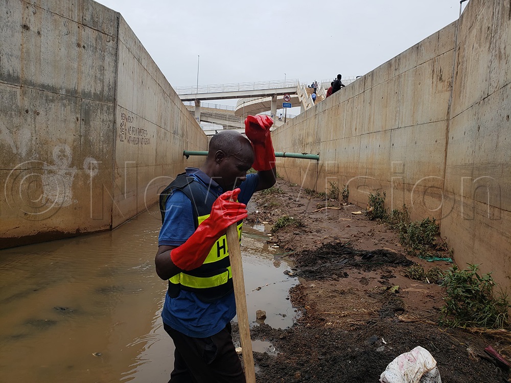 Drainage channel. (photo by Stuart Yiga)
