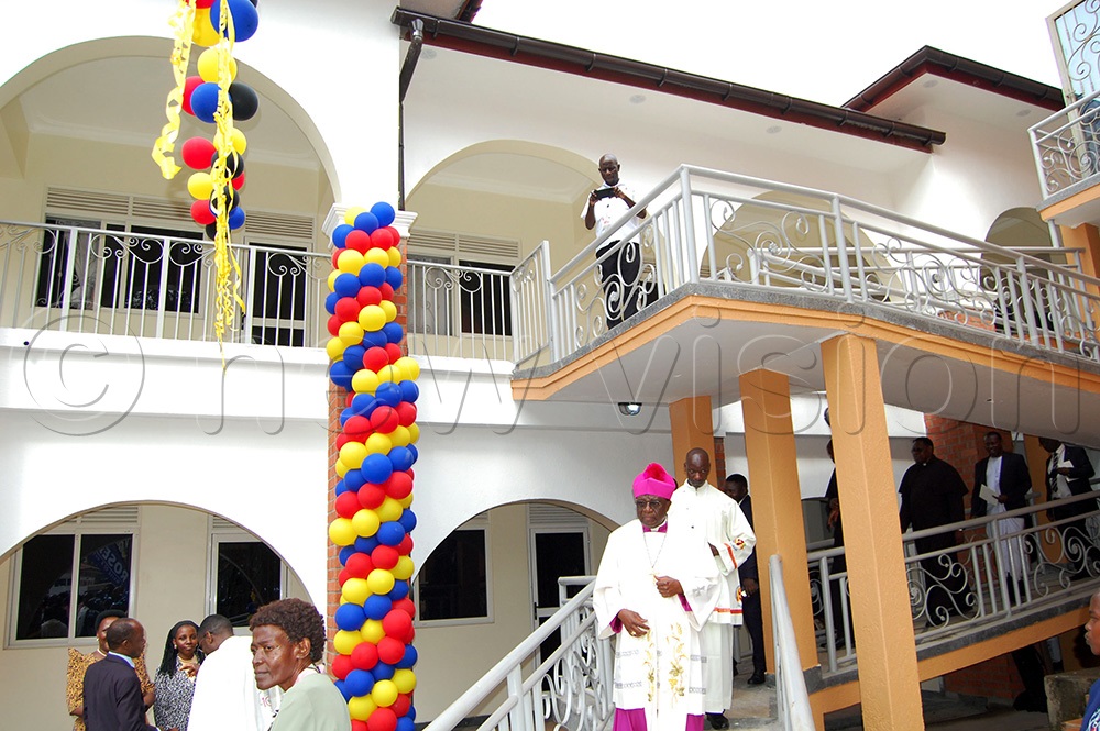 A partial spectacle of the newly-redeveloped presbytery of Rubaga Cathedral parish that Archbishop Paul Ssemogerere commissioned on Sunday,  October 26. (Photo by Mathias Mazinga)