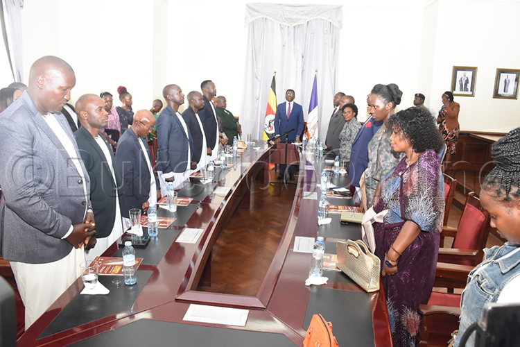 Katikkiro asisinkanye abawerekeddeko Mzeei Magala