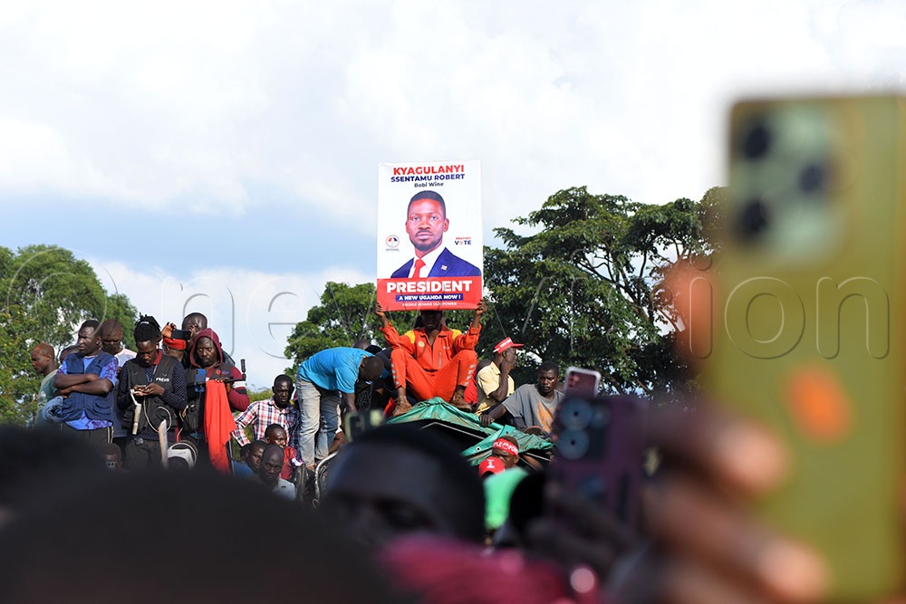 Kyagulanyi is vying for the Ugandan presidency alongside seven other candidates, including the incumbent, President Museveni of the NRM.