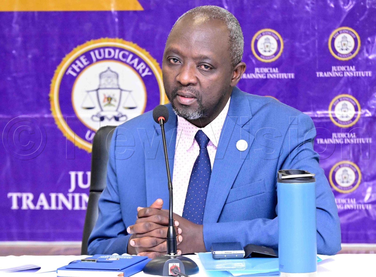 Prof.&nbsp;Andrew Khauka, executive director of the Judicial Training Institute. (Credit: Mpalanyi Ssentongo)
