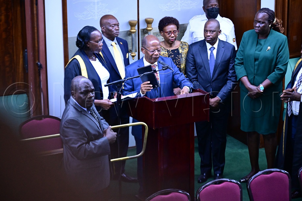 John Chrysostom Muyingo, Minister of State for Education and Sports (Higher Education). (Credit: Maria Wamala)