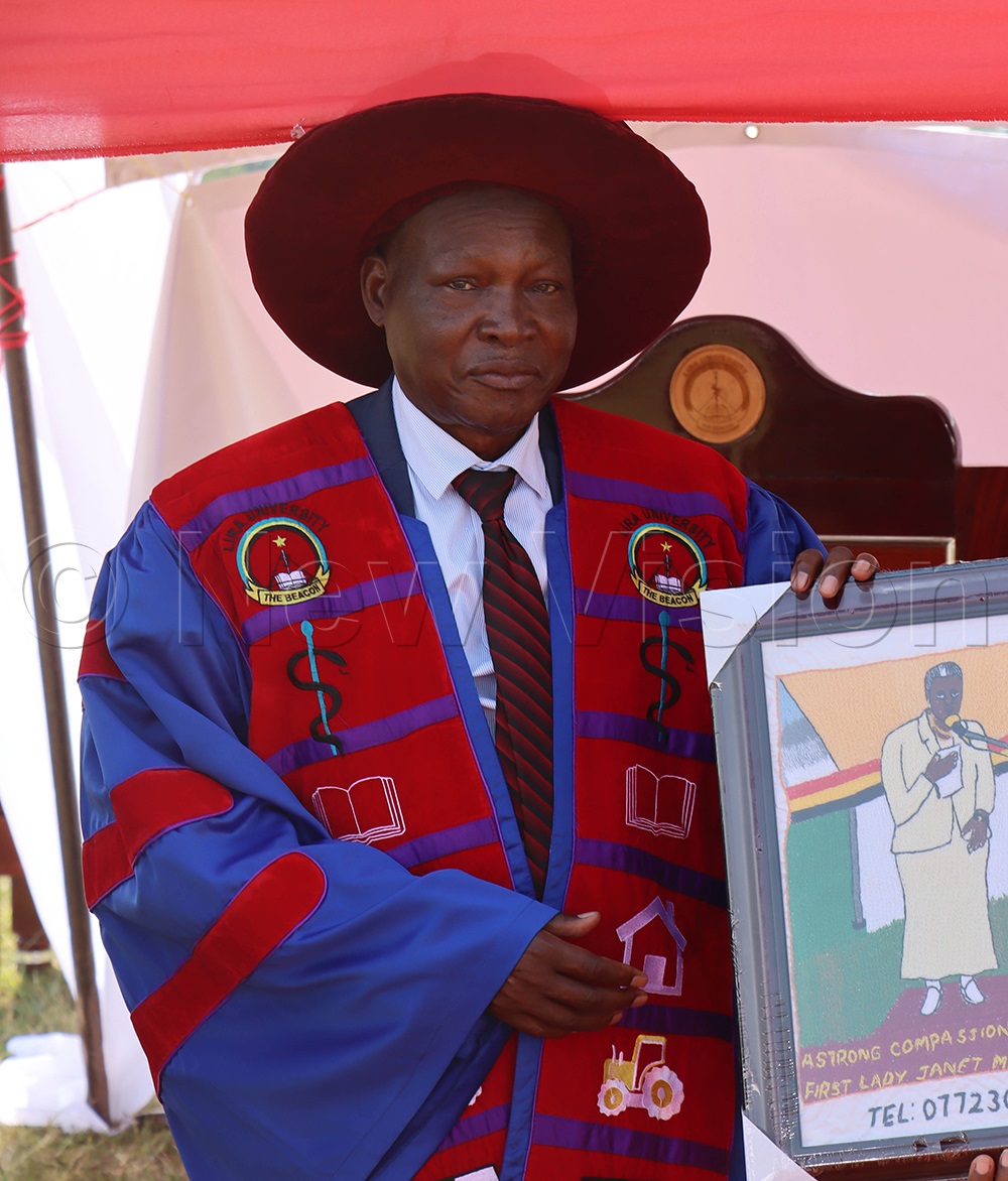 The current vice chancellor of Lira University Prof. Jasper Ogwal Okeng. (Credit: Hudson Apunyo)