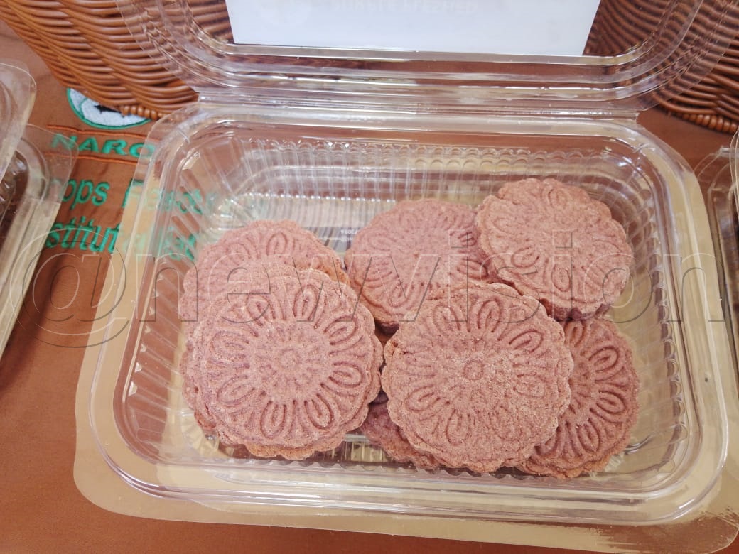 Products from the purple fleshed potatos