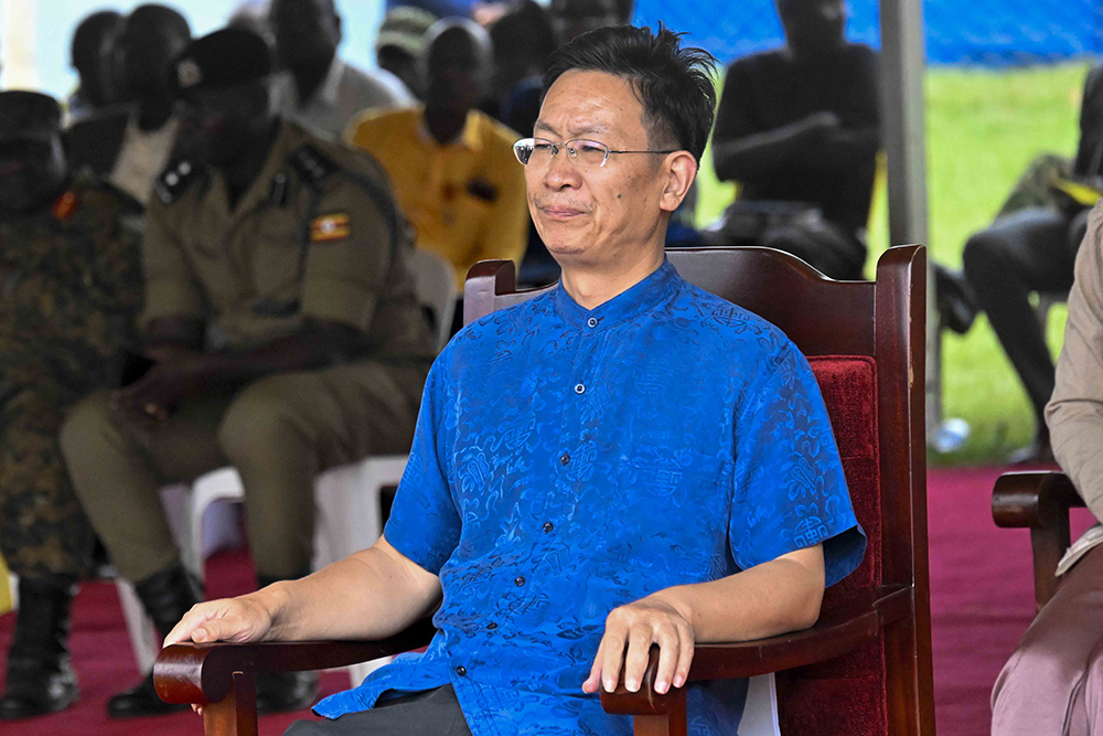 The Chinese Ambassador to Uganda, Zhang Lizhong. (PPU)