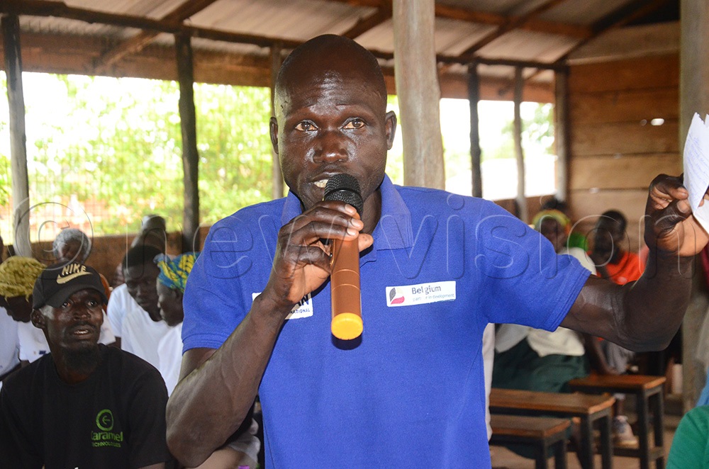 Moses Lomere, the Refugee Welfare Council 2 chairman for Cluster 1 in Zone 2, revealed that of every ten GBV cases registered monthly in his office, at least five are linked to alcohol abuse. (Photo by Adam Gule)