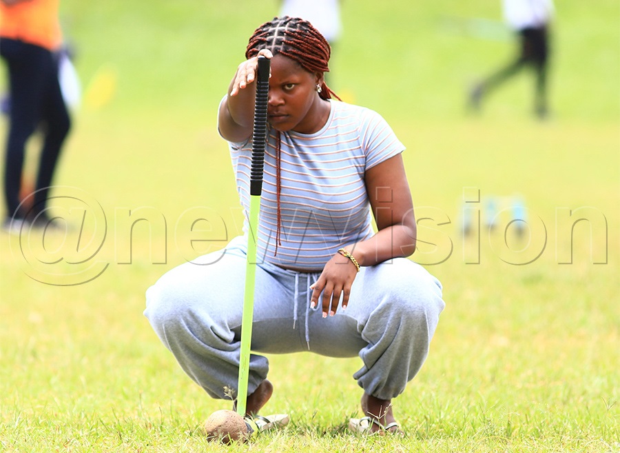 A woodball player in action during the previous games at IUIU. PHOTO: Johnson Were
