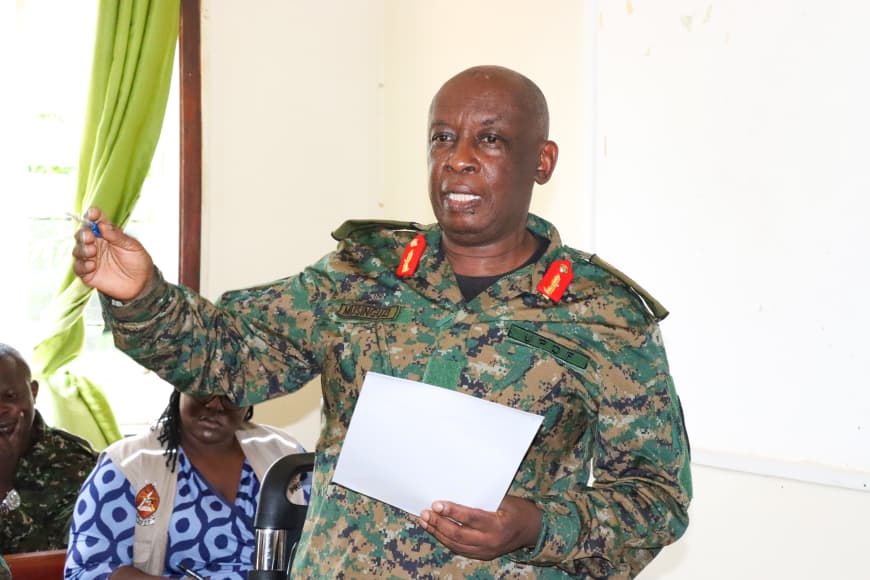 Musinguzi , according to a release from the ministry of Defence and Veterans Affairs, said the UPDF has, over the years, implemented a combination prevention strategy that integrates testing, treatment, behavioural interventions, and biomedical approaches, yielding measurable success in reducing infections. (UPDF Photos)
