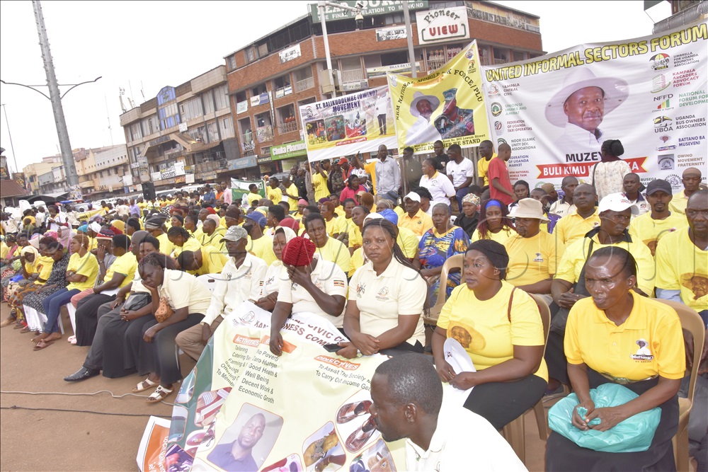 Some of the members from the informal sector who attended the ceremony.